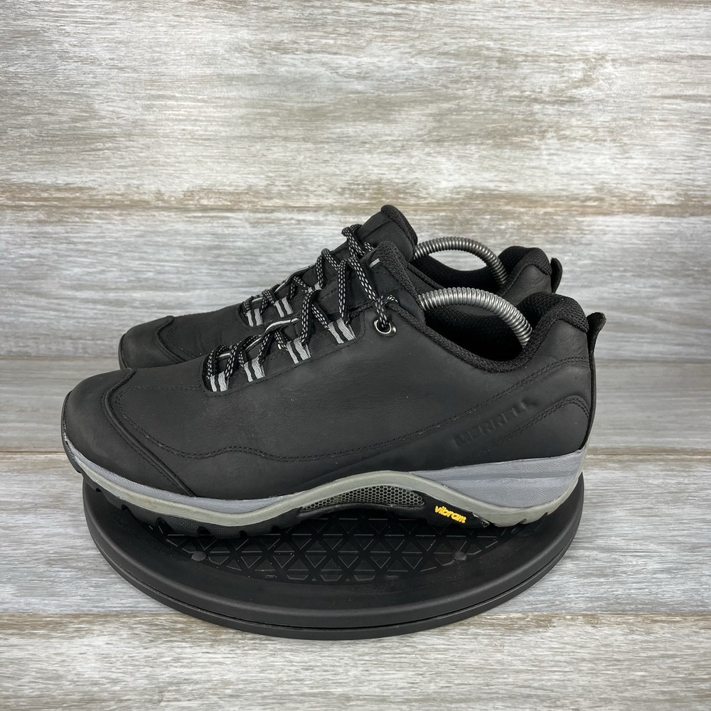 Merrell Women's Siren Traveller 3 Black Leather Light Hiking Shoes Size 11